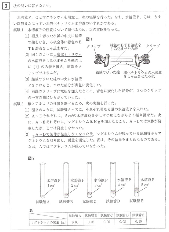 18年 北海道公立高校入試 理科 の過去問を詳しく解説 難しい 使える画像付き 家庭教師のsora