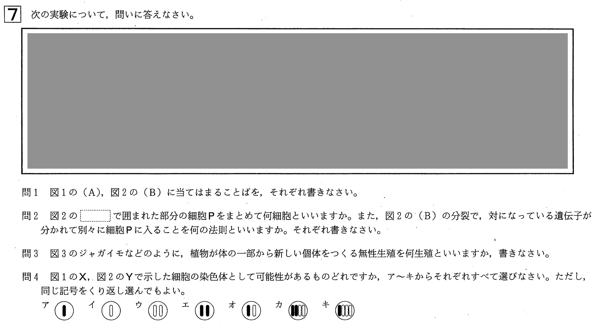 中学3年北海道学力テスト総合C「理科」(2021、令和3年)問題