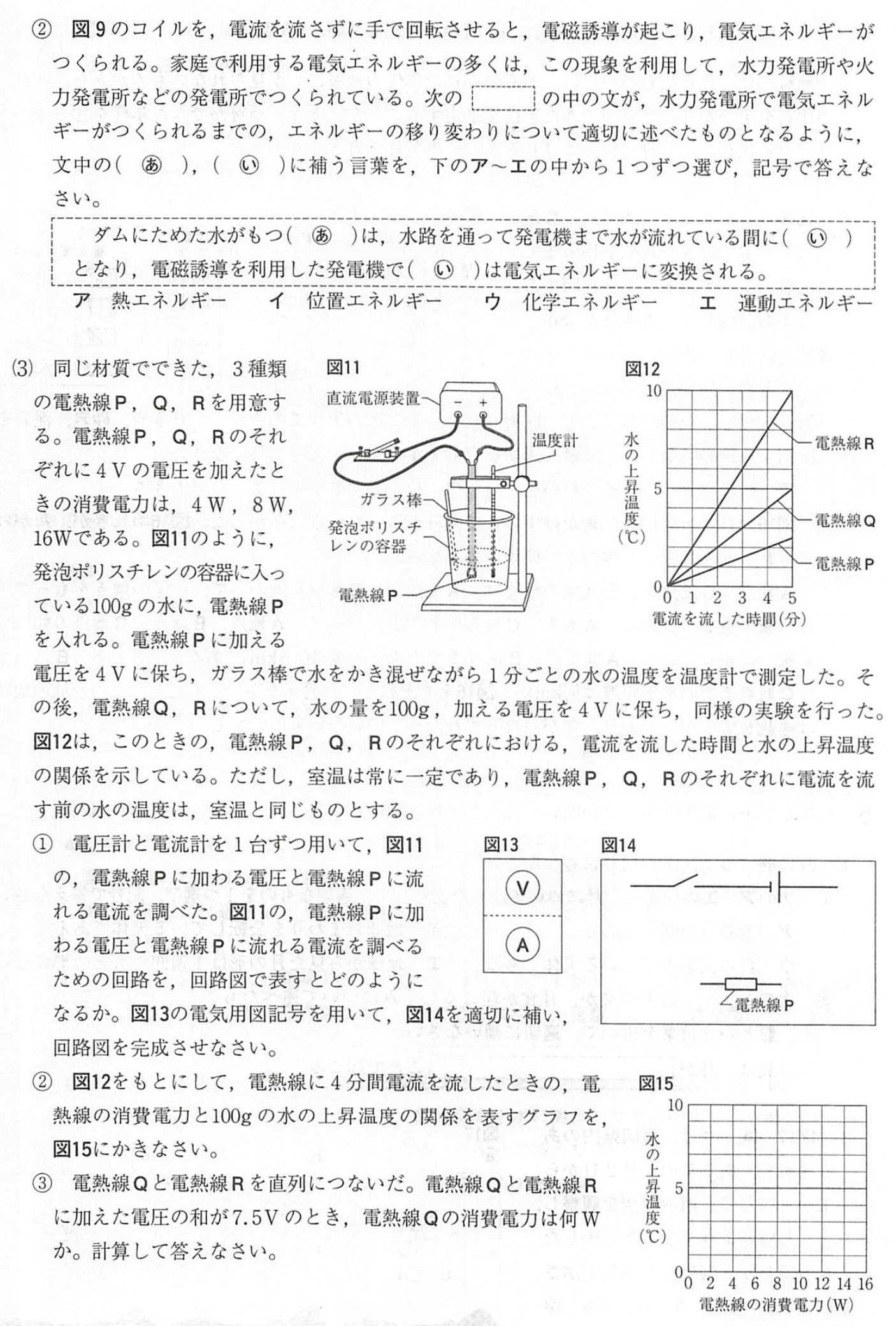 静岡県公立高校入試理科2022年(令和4年)過去問題