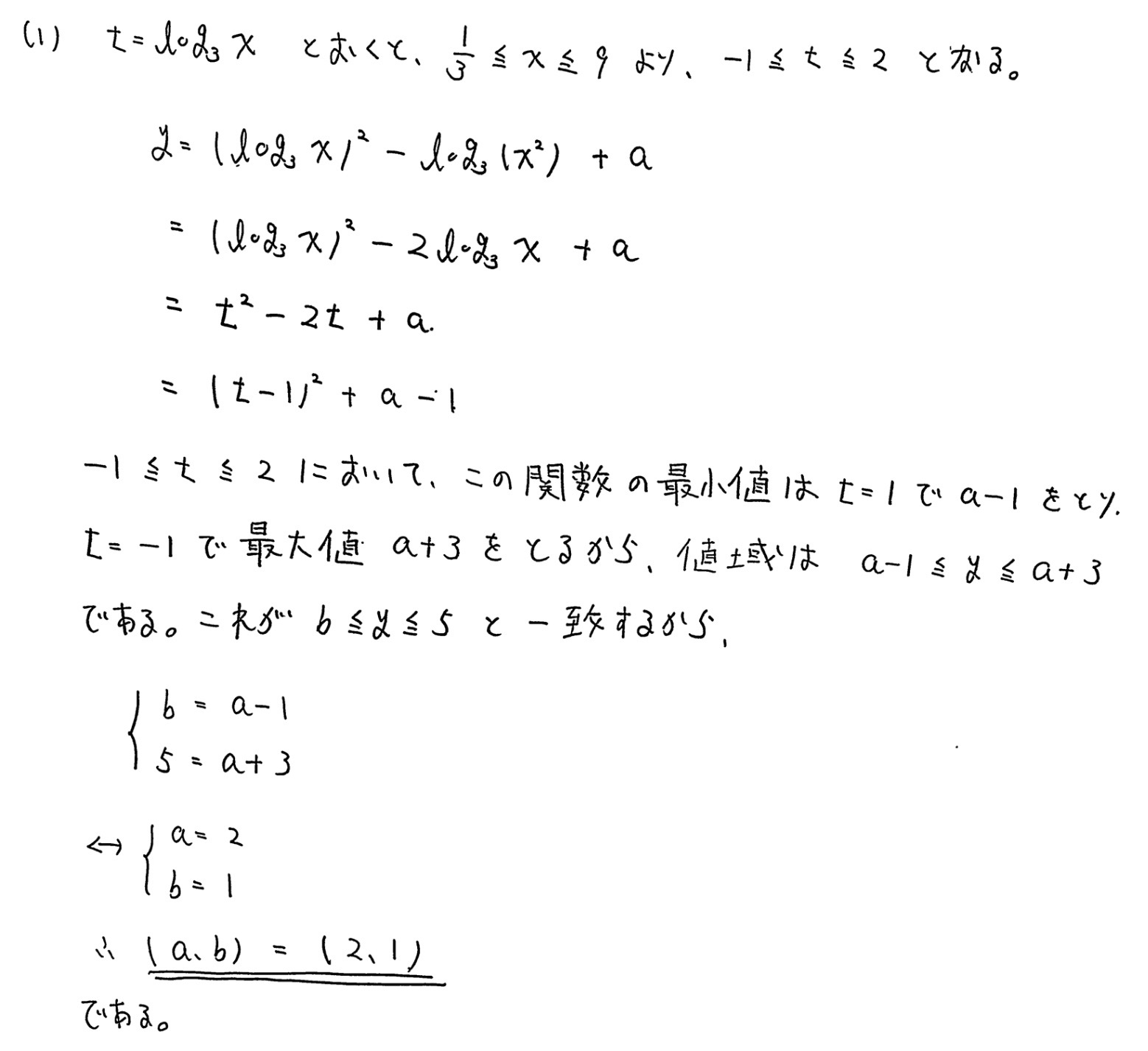 小樽商科大学入試文系数学2022年(令和4年)過去問題(解答・解説)