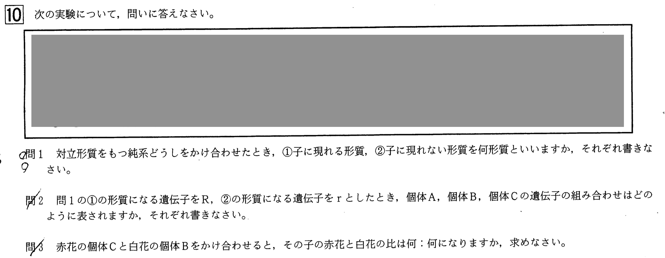 中学3年北海道学力テスト総合B「理科」(2022、令和4年)問題