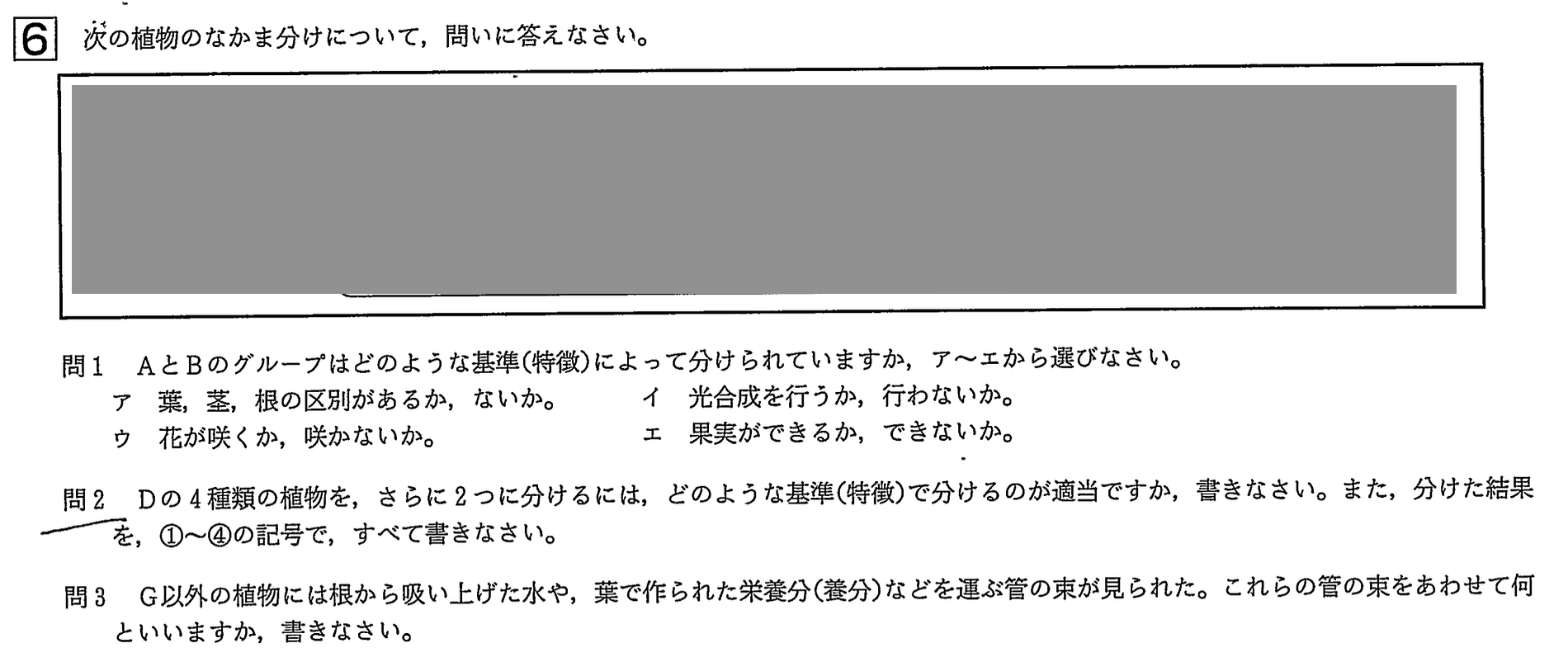 中学3年北海道学力テスト総合B「理科」(2023、令和5年)問題